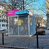 Hinter Gittern: Bei der Wallgutschule steht jetzt ein Radhaus. Anwohner können hier Stellplätze für Fahrräder mieten.
