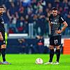 Fußball: Europa League, Juventus Turin &ndash; SC Freiburg, Achtelfinale, Hinspiel, Allianz Stadium. Freiburgs Vincenzo Grifo (l) und ...