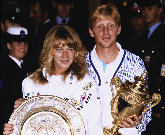 Wimbledon 1989: Ein Tennis-Traumpaar, das viele Fans auch gerne als Traumpaar im Leben gesehen hätten. Das freilich stand nie zur ...