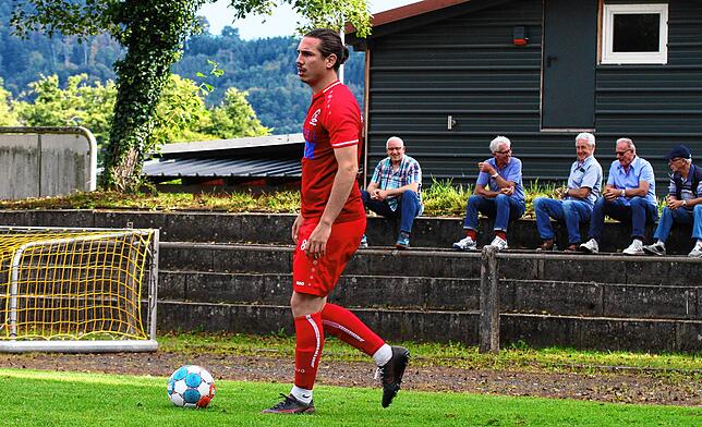 Erfolgreich: Magnus Kaiser traf beim 4:1-Erfolg des SC Lauchringen gegen den FC Geißlingen zum zwischenzeitlichen 2:0.