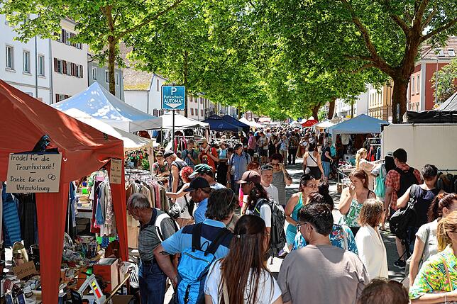 Bild 16: Der Flohmarkt geht in den Endspurt: Konstanz und Kreuzlingen sind voll mit begeisterten Besuchern