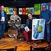 60 Jahre Jazzclub Villingen und sie präsentieren das neue Festival-Programm (von links): Georg Seiler, Simeon Disch, Friedhelm Schulz ...