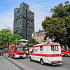 Feuerwehreinsatz und Evakuierung des Rathauses Lörrach am Dienstag, nachdem in der Poststelle ein weißes Pulver gefunden wurde.