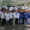 Die Gewerkschaft Verdi hat die Beschäftigten der SRH-Kliniken zum Protest aufgerufen. Am Krankenhaus Pfullendorf sollen sich die ...