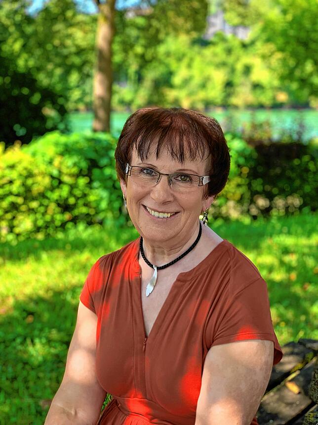 Brigitte Rossa fühlt sich Wohl in Küssaberg und möchte der Gemeinde gern etwas zurückgeben.