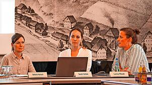 Nach umfangreichen Erfassungsarbeiten werden von den Mitarbeiterinnen des Büros HHP Raumentwicklung in Rottenburg Überlegungen ...