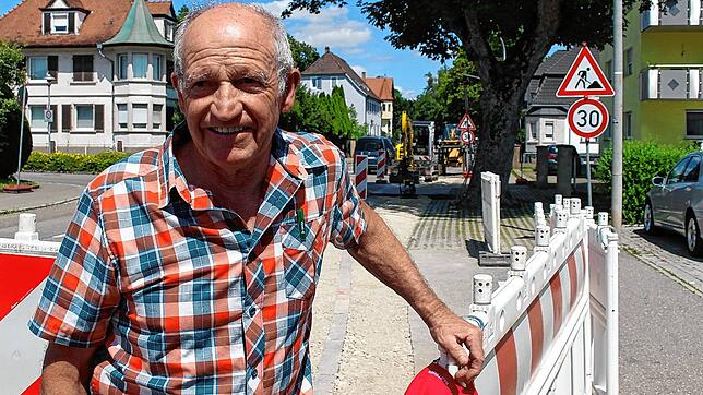 Heinrich Kienzler ist häufig mit dem Fahrrad unterwegs. Er ärgert sich besonders darüber, wie Radfahrer an der Baustelle in der ...