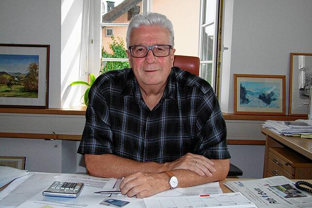 In Hohentengen hat sich noch kein Aspirant für die Nachfolge des langjährigen Bürgermeisters Martin Benz (Bild) gefunden.