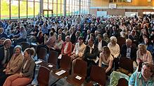 In der voll besetzten Rebberghalle fand der Festakt anlässlich des 50-jährigen Bestehens der Gemeinde Orsingen-Nenzingen statt.