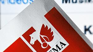 Das Logo der Musikverwertungsgesellschaft Gema auf deren Webseite. Wann werden Gema-Gebühren fällig und was ist Gema-freie Musik? Hier ...