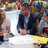 Bürgermeister Joachim Burger kam mit den Jugendlichen beim politischen Workshop im vergangenen Jahr ins Gespräch. Jetzt sollen Kinder ...