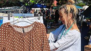 Bild : So schön war es auf dem SÜDKURIER-Flohmarkt in Bad Säckingen