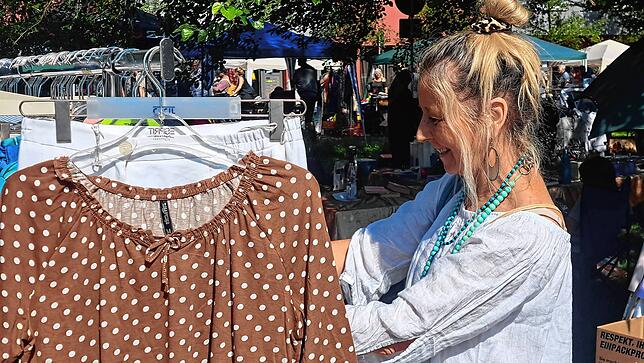 Bild 1: So schön war es auf dem SÜDKURIER-Flohmarkt in Bad Säckingen