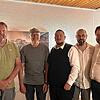 Der Vorstand des AfD-Ortsverein Singen, Steißlingen und Volkertshausen im Sommer 2024 (von links): Georg Borchert, Waldemar Koschel, ...