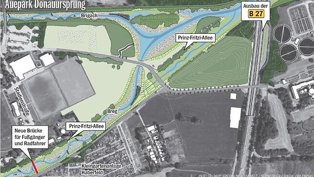 Bild : Donauzusammenfluss: Rat bremst Regierungspräsidium aus