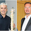 Der in Singen niedergelassene Neurochirurg Aram Bani (links) und Bernd Sieber, Geschäftsführer des Gesundheitsverbunds Landkreis ...