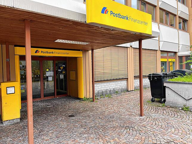 Derzeit ist unklar, was mit den Räumen der ehemaligen Postfiliale am Marktplatz geschieht.