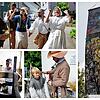Die zahlreichen Veranstaltungen des Gedenkjahres zum Bauernkrieg in Stühlingen kamen gut an. Von links: Die Schauspielführung, die ...