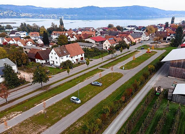 Ein Archivbild des Weilerkapellen-Parkplatzes aus der Luft.