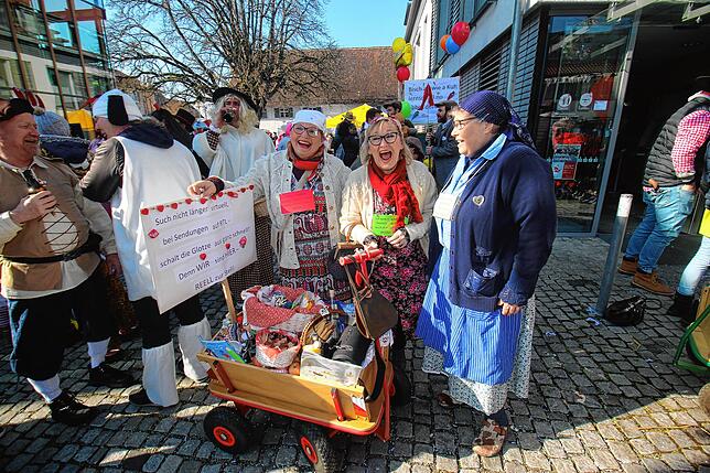 Bild 6: Bilder vom Rathaussturm in Frickingen