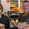 Unterschiedliche Handwerke, ähnliche Sorgen: Friseurmeisterin Marilena Mangili und Bäckermeister Eric Stadelhofer.