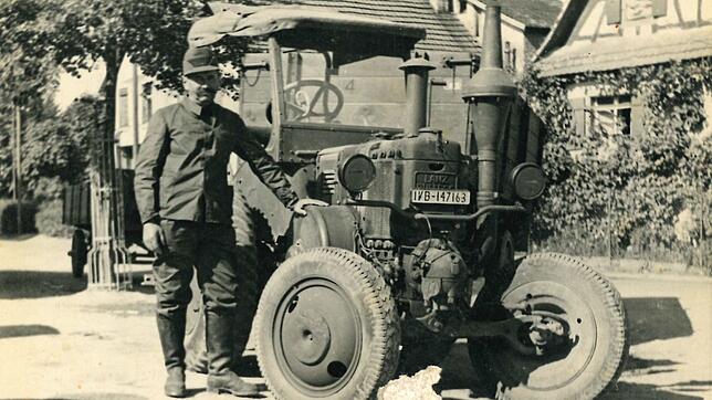 Der erste Lanz-Traktor von Karl Albert in Wehr: In den 1920er Jahren eine Sensation.