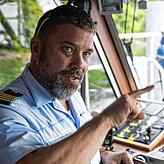 Traumjob: Wasserschutzpolizist. Stephan Bacher kann sich keinen besseren Job vorstellen.