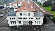 Die ehemaligen Kramer-Werke in Überlingen. Sie stehen im Eigentum des Wacker-Neusson-Konzerns. Geplant ist die Entwicklung eines ganz ...
