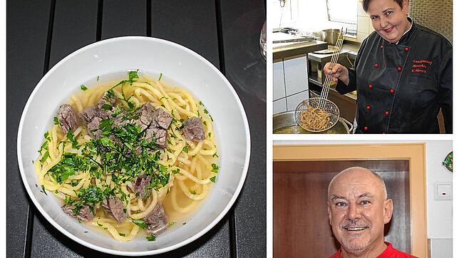 Ob Schwenninger Knöpfle (links) von Martin Strangfeld (unten) oder Verena Martins Lebespätzle: Die Welt der Spätzle ist bunt, vielfältig ...