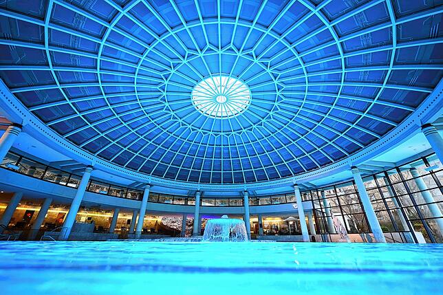 Blick in die Caracalla Therme Baden-Baden.