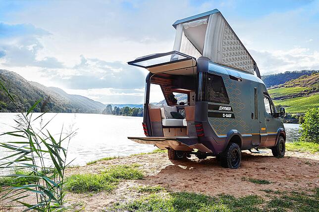 Offroad-Camping ist stark im Trend. Im Bild der aktuelle Top-Modell von Hymer.