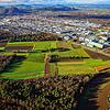 Das Gebiet Tiefenreute-Bühl an der Georg-Fischer-Straße, hier ein Foto von 2022 von oben, soll Wohn- und Gewerbegebiet werden.