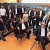 Sie freuen sich aufs Wirtschaftsforum (hinten von links): Leonardo Rinaldi, Jürgen Lipinski, Rolf Beckert, Thomas Nopper, Michael Frank, ...