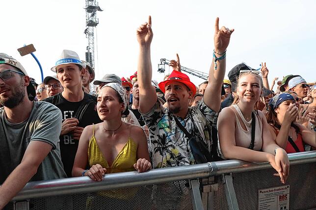 Bild 1: Bosse sorgt beim Southside für Stimmung