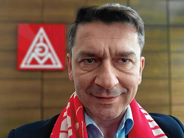 Adrian Dubno von der IG Metall wirft dem Actemium-Management vor, den Betriebsrat einzuschüchtern. Dieses bestreitet den Vorwurf.
