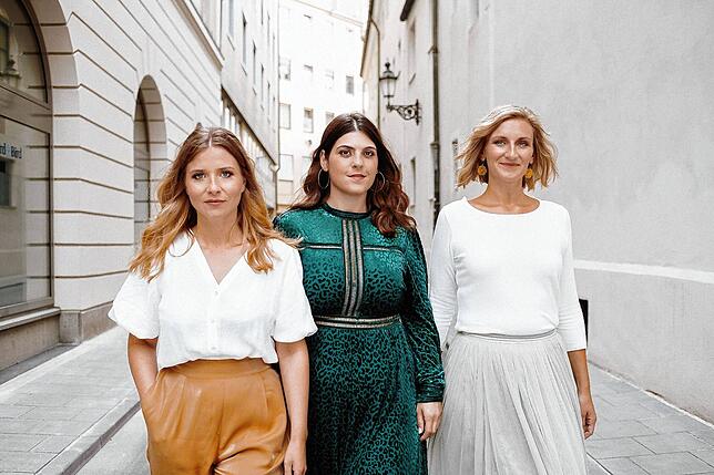 Sarah Limberger, Sinnika Kimmich und Karolin Schork (von links) kennen sich aus dem gemeinsamen Musikstudium in Trossingen.