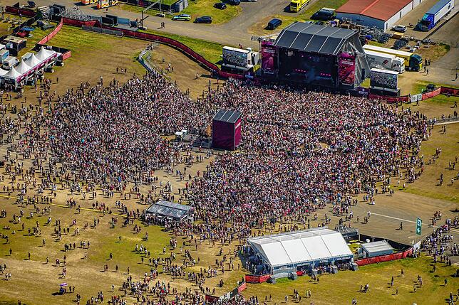 Bild 3: Beeindruckende Luftaufnahmen vom Southside-Festival 2025