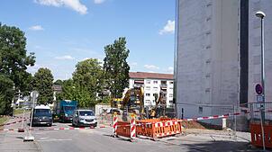 Die Weltkriegsbombe wurde bei Baggerarbeiten gefunden.