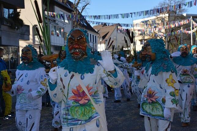 Bild 27: Bilder vom Narrentreffen der Urviecher-Zunft Bad Dürrheim: Großer Festumzug (4)