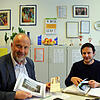 Rektor Egon Bäurer (links) und Konrektor Thomas Schultis Bild: Reiner Baltzer