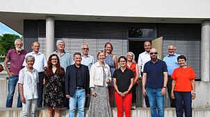 Helmut Bussmann, Susanne Scham, Thomas Zimmerer, Fiona Skuppin, Jürgen Ott, Jochen Spieß, Holger Jerg, Landrätin Stefanie Bürkle, Anna ...
