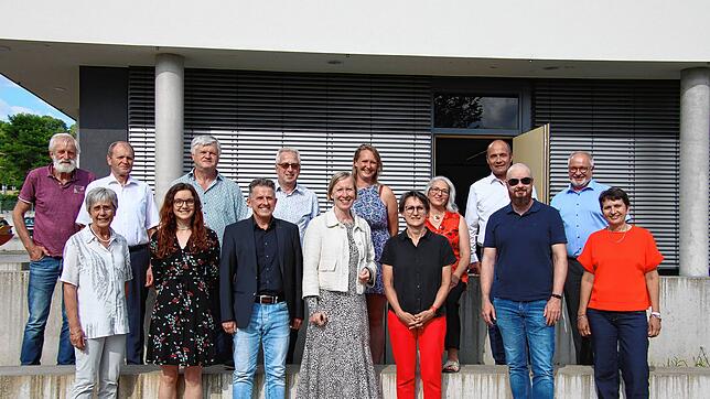 Helmut Bussmann, Susanne Scham, Thomas Zimmerer, Fiona Skuppin, Jürgen Ott, Jochen Spieß, Holger Jerg, Landrätin Stefanie Bürkle, Anna ...