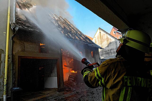 Bild 3: Der Großbrand in Villingen in Bildern: So schlimm wütete das Feuer in der Innenstadt