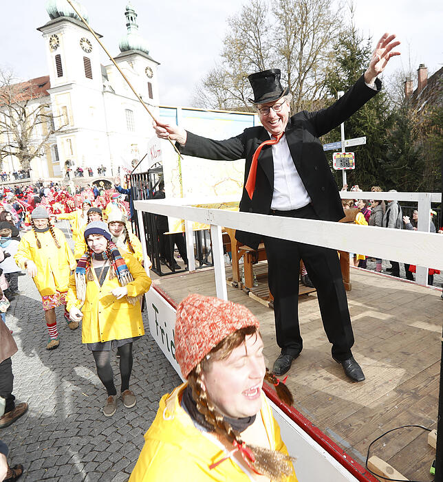 Bild 6: Bilder vom Fasnachtssonntag in Donaueschingen (Teil 1)