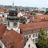 (Archivbild) Wie sicher ist dieses Gebäude? Die Stadt hält Umbauten am Schulkomplex am Gebhardsplatz für unumgänglich – sonst sei der ...