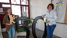 Die Organisatorinnen Christine Schafbuch und Annette Hengstler freuen sich schon mächtig auf die Festveranstaltungen zum 50-jährigen ...