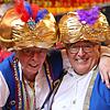 Male Vayhinger und Wolfgang Gerstenauer. Zwei Originale der Allmannsdorfer Quaker-Zunft. Der Frühschoppen ist ohne sie kaum vorstellbar.