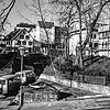 Im Herbst 1984 wird schon kräftig an dem neuen Max-Rieple-Platz gearbeitet. Das Bild ist mit Blick von der Stadtkirche entstanden.