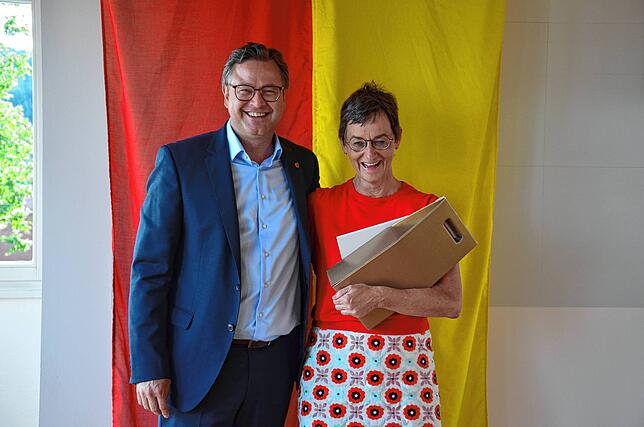 Susanne Riester war lange Jahre im Ortschaftsrat in Billafingen. Sie wurde mit der Ehrennadel des Gemeindetags Baden-Württemberg für ...