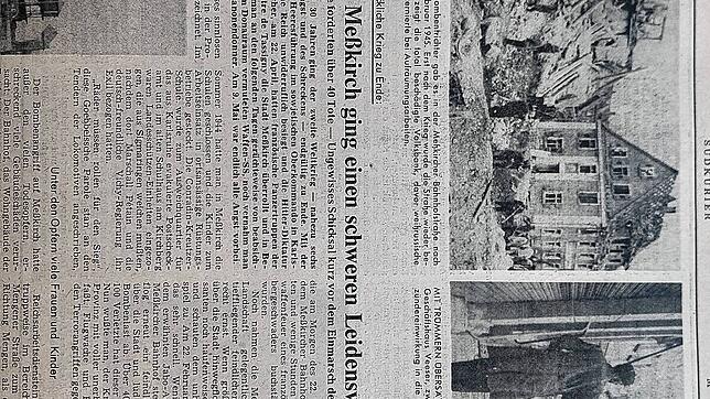 So berichtete der SÜDKURIER am 9. Mai 1975 – drei Jahrzehnte, nachdem Meßkirch von den Franzosen befreit worden war und damit der Zweite ...